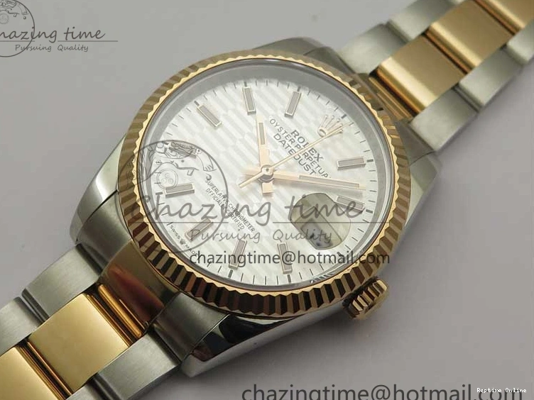 0401 DateJust 36 SS RG 126231 BP Maker 1:1 Best Edition Silver Dial on Oyster Bracelet EasyMatch 2511